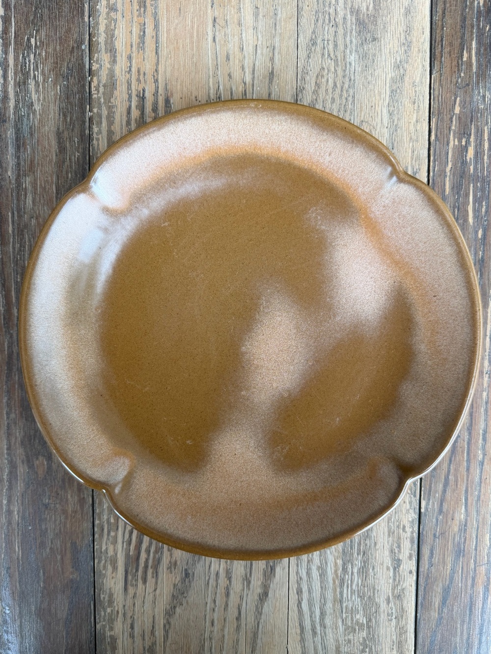 Frankoma 5F Plainsman Prairie Brown Dinner Plate